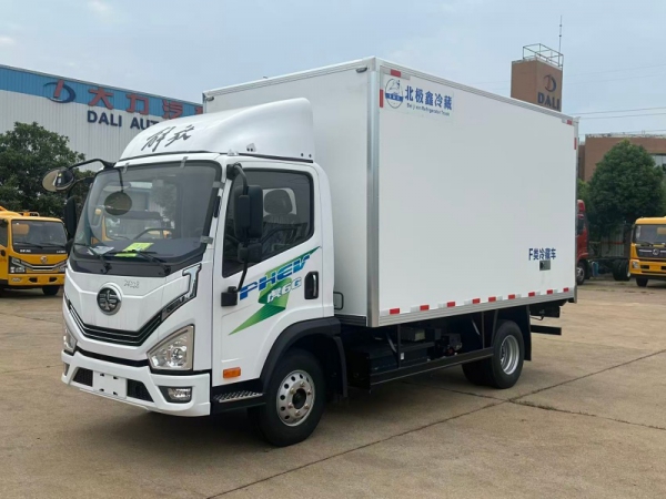 （4.2米）解放虎6G插电式混合动力冷藏车